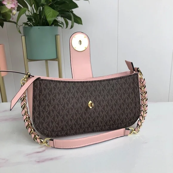 M&K Carmen Logo Shoulder Bag - Picture 6 of 9